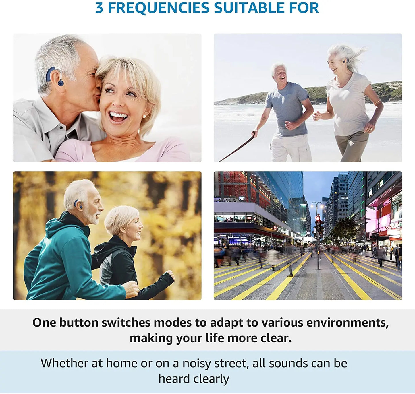 Digital Hearing Aid for Deafness Adjustable Tone Entige