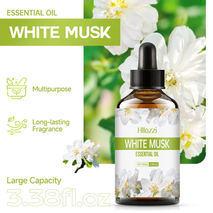 White Musk essential oil is suitable for skincare, bath and shower use, and as a diffuser for all skin types. Entige