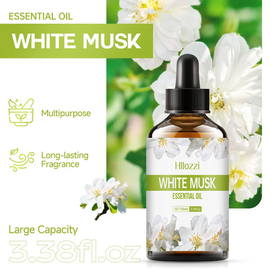 White Musk essential oil is suitable for skincare, bath and shower use, and as a diffuser for all skin types. Entige