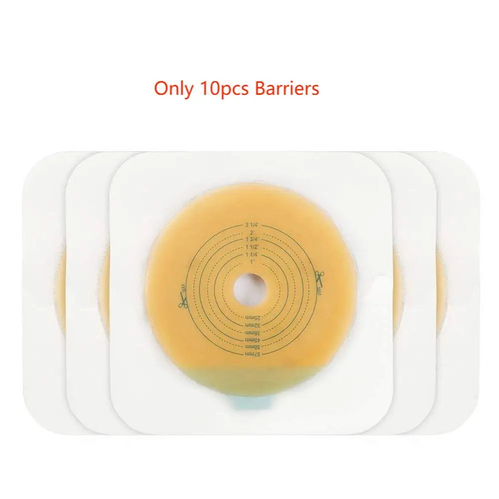 Colostomy Bags Two-Piece Drainable | 57mm Ostomy Pouches with Odor Filter