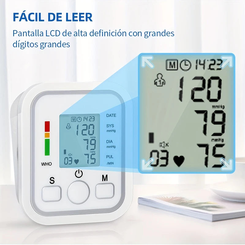 Arm Blood Pressure Monitor — Automatic, 99-Reading Storage & Heart Rate Entige