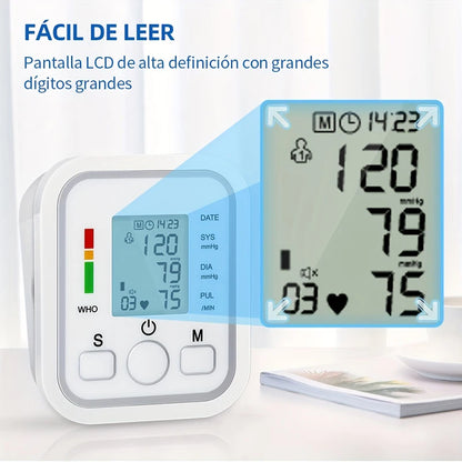 Arm Blood Pressure Monitor — Automatic, 99-Reading Storage & Heart Rate Entige