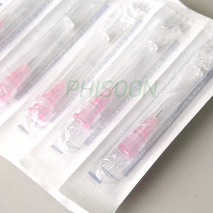 100pcs Painless small needle painless beauty ultrafine 32G * 4mm , 32G * 13mm syringes Korean Needles Eyelid Tools Entige