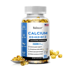 Calcium + D3 + K2 + B12 Capsules Entige