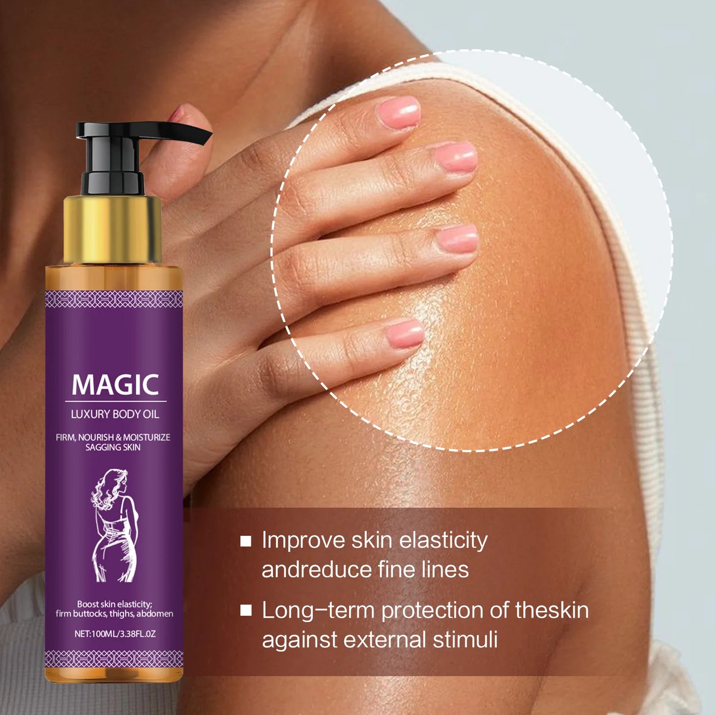 Tightening Body Oil Lightening Improve Dry Brightening  Nourishing Lifting Firming Smooth Anti Cellulite Skin Care Massage Care Entige