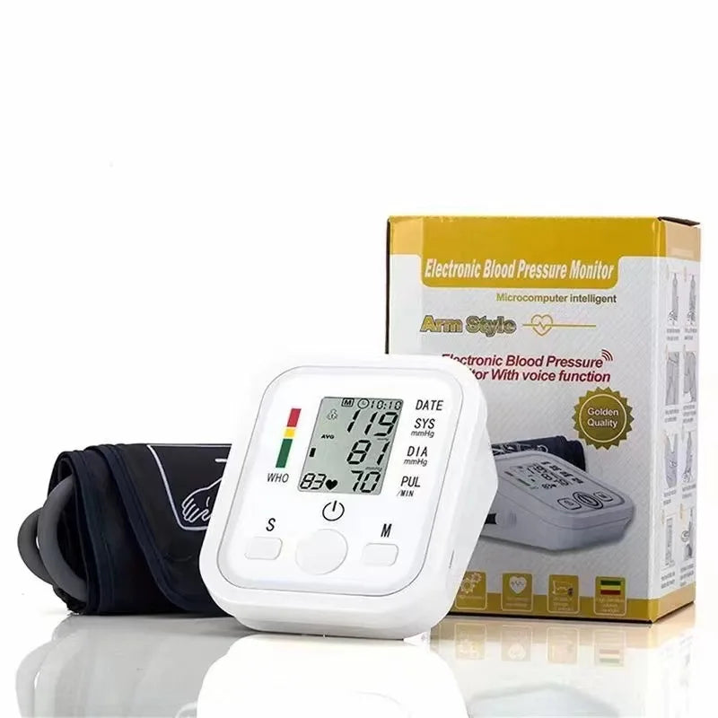 Arm Blood Pressure Monitor — Automatic, 99-Reading Storage & Heart Rate Entige