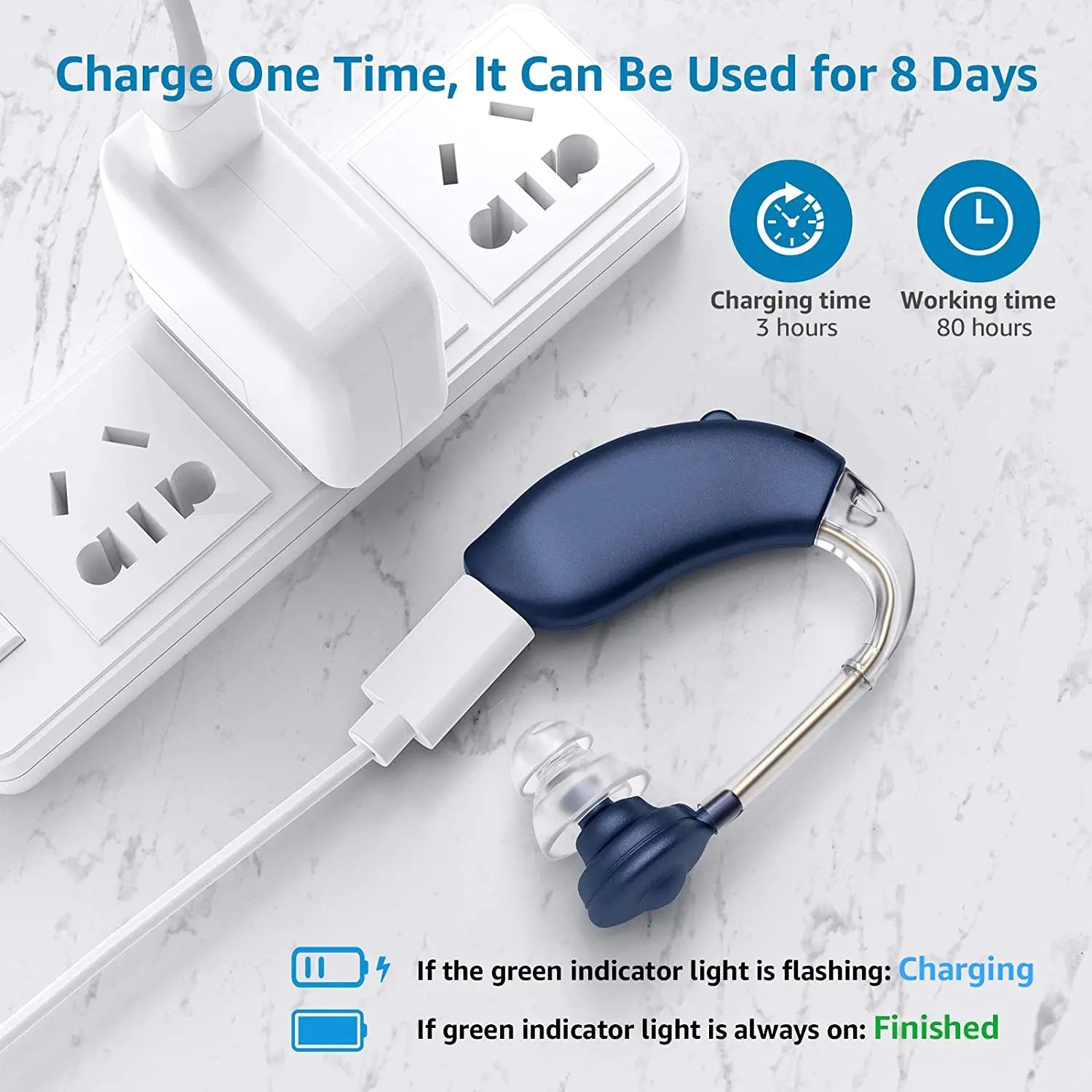 Digital Hearing Aid for Deafness Adjustable Tone Entige