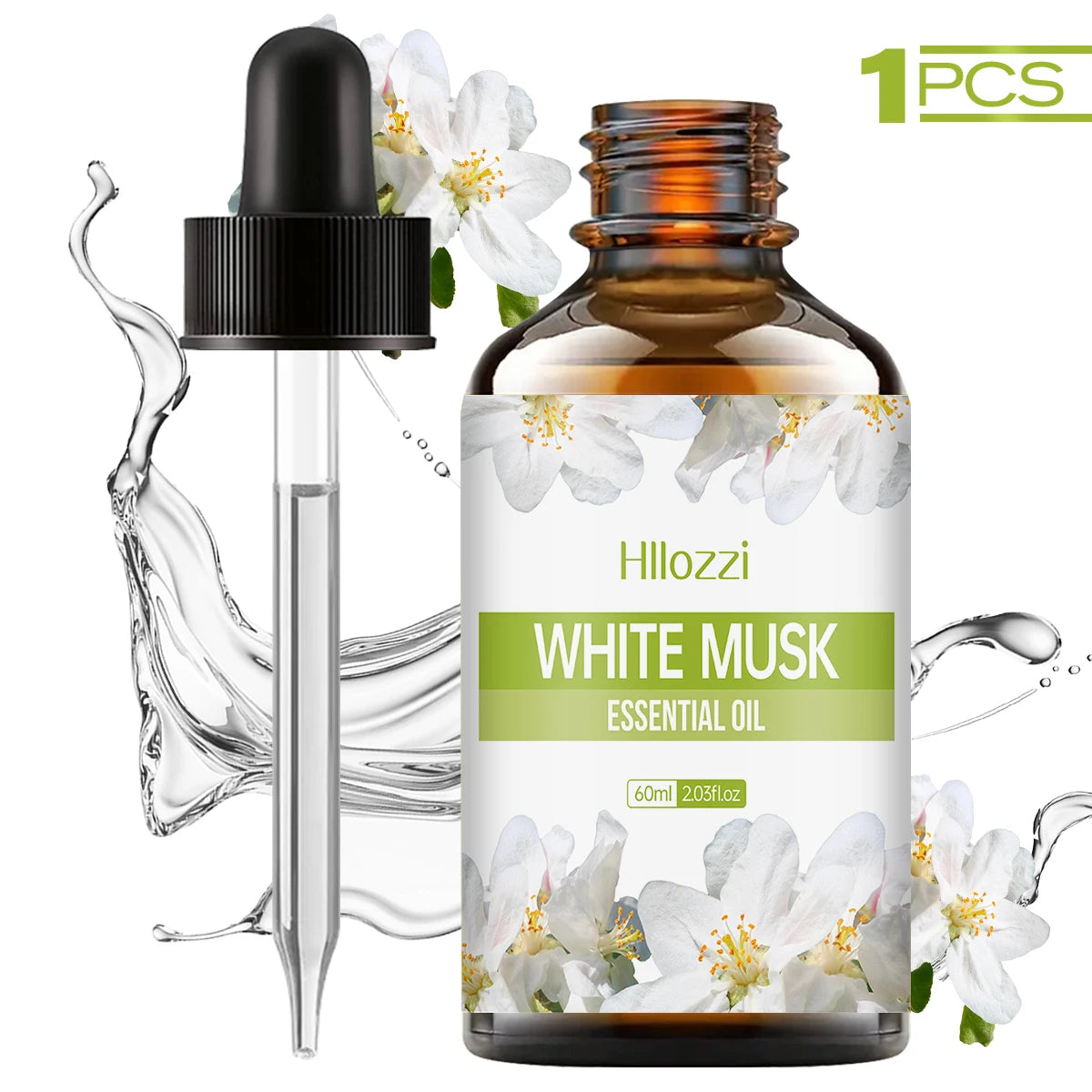 White Musk essential oil is suitable for skincare, bath and shower use, and as a diffuser for all skin types. Entige