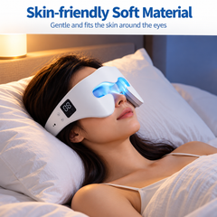 Wearable EMS Eye Area Beauty Massager Mask | Under-Eye & Cheek Contouring Device | Rechargeable