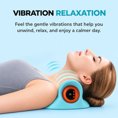 NeckRevive 4-in-1 Neck Comfort Pillow – Heat, Vibration & Massage