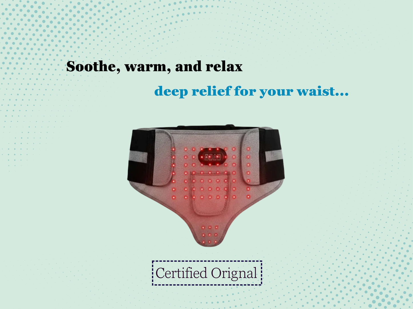 Heated Waist Massager Belt
