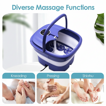 Fast Heat Automatic - Massage Foldable Foot Spa Bath