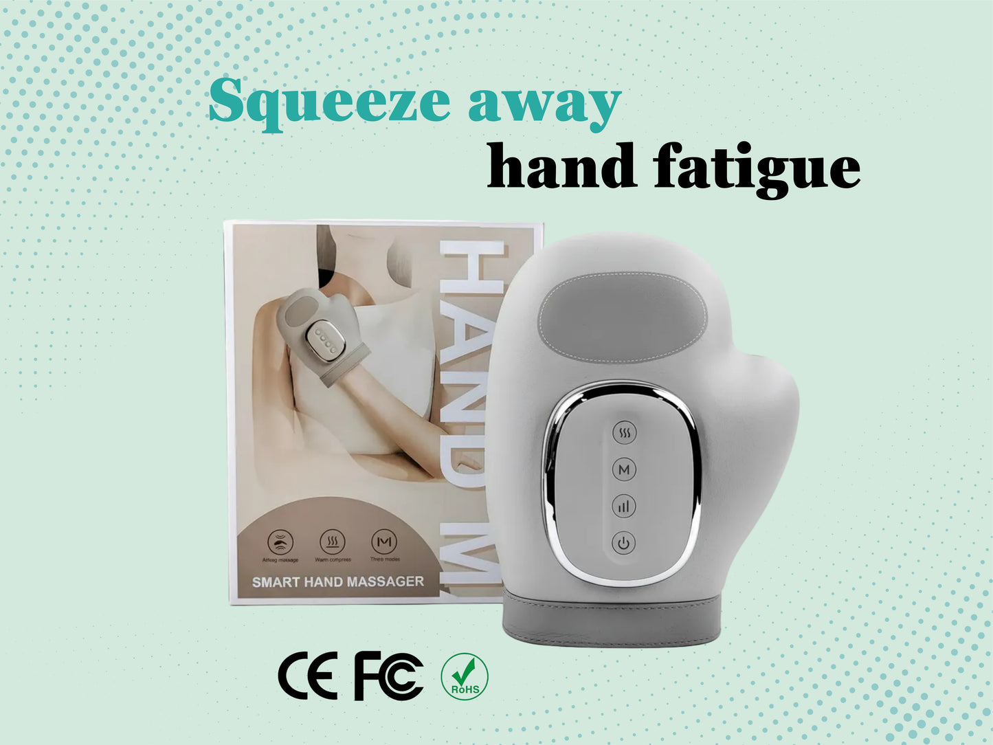 ThermaPalm - Hand Massager with Airbag Compression