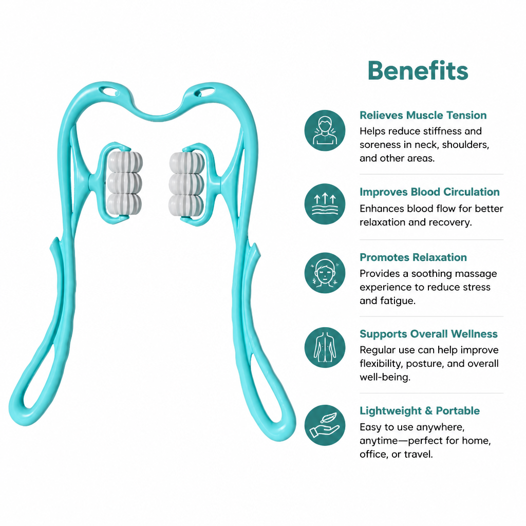 RelaxiCerv – Multi-Roller Therapy Massager