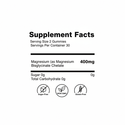 Magnesium Bisglycinate Gummies Gluten Free