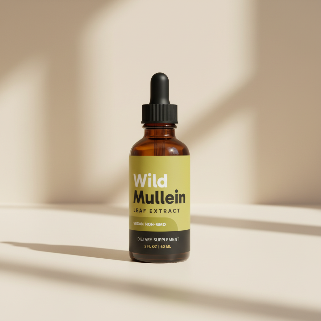 Wild Mullein Bottle - Clean Minimal